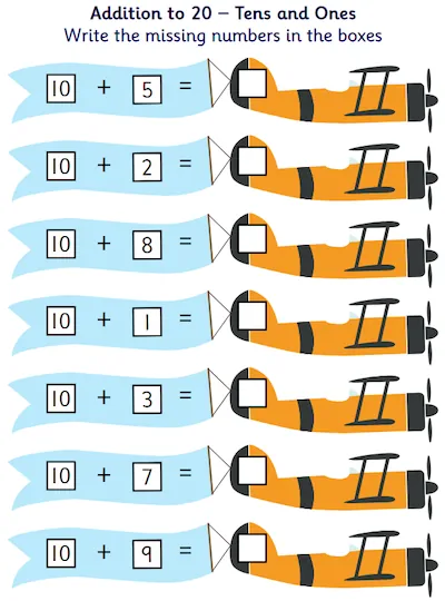 Adding Single-Digit Numbers to 10