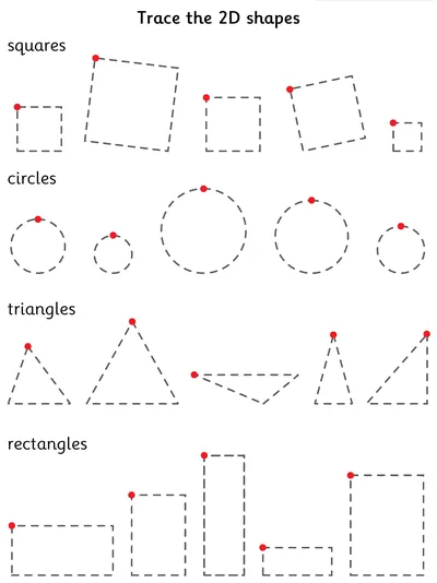 Tracing 2D Shapes