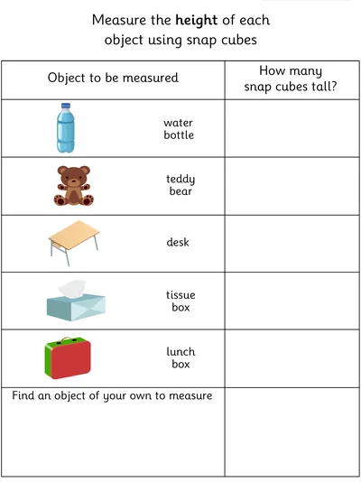 Measuring Height, Practical
