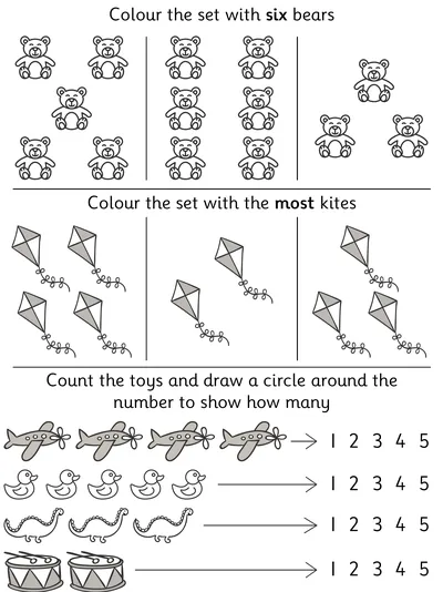Counting Sets within 6