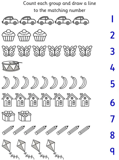 Counting and Matching within 9