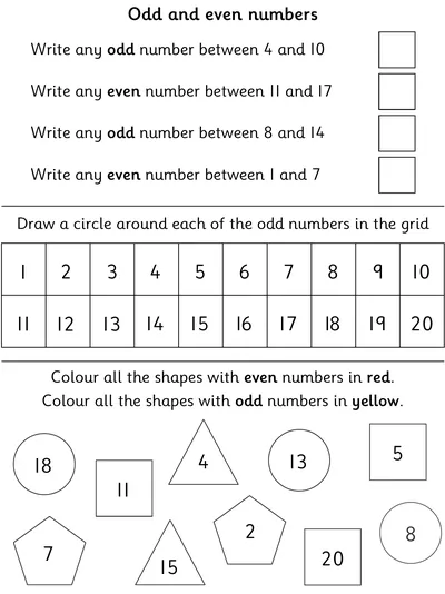 Odd or Even Numbers