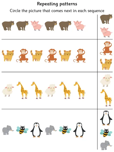 Recognise Repeating Patterns, Animals