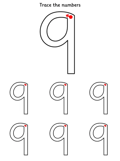 Number Formation, Nine