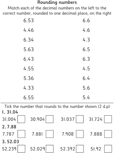 Rounding to 1 d.p. or 2 d.p.