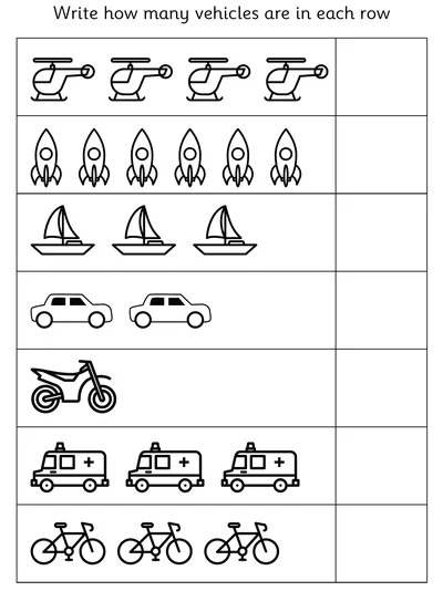 Count How Many Vehicles up to 6