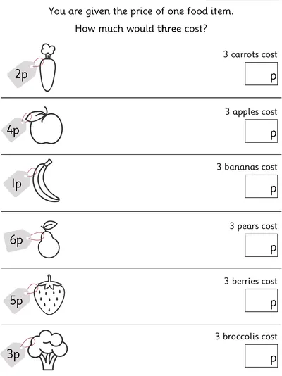 Addition within 20p