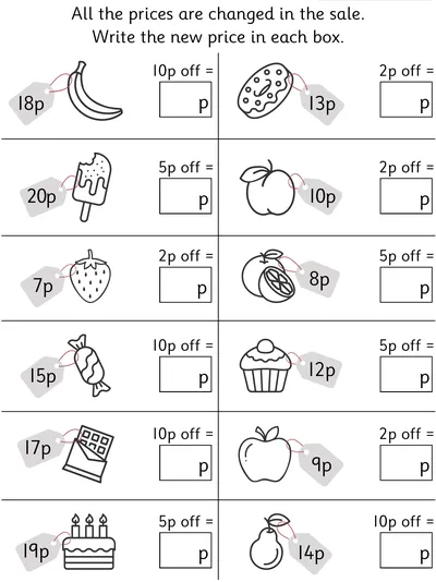 Find the Sale Price within 20p