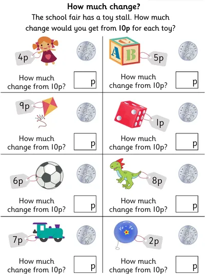 How Much Change from 10p
