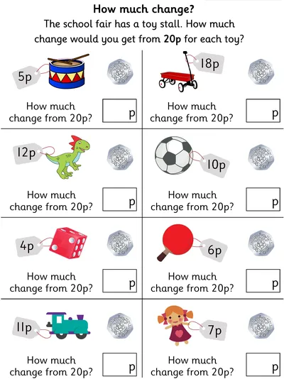 How Much Change from 20p