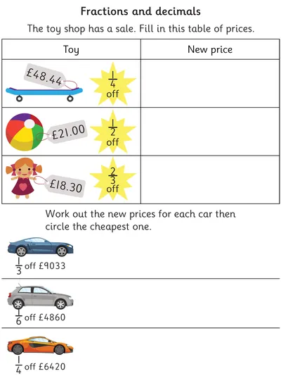 Find Fractional Discounts on Sale Items