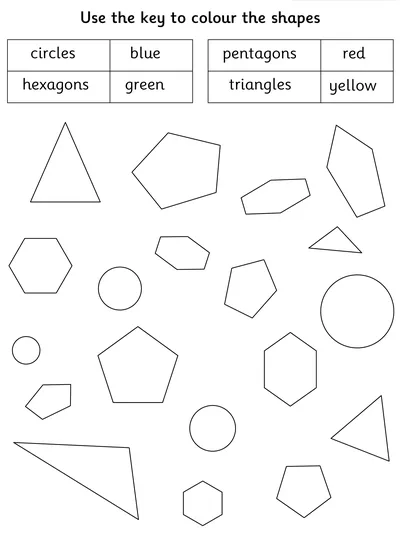 Identifying Different 2D Shapes