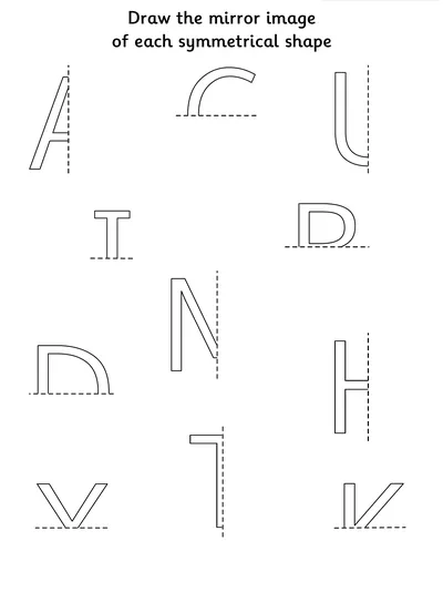 Symmetry in Letters
