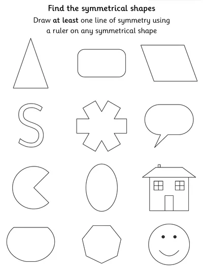 Find the Symmetrical Shapes