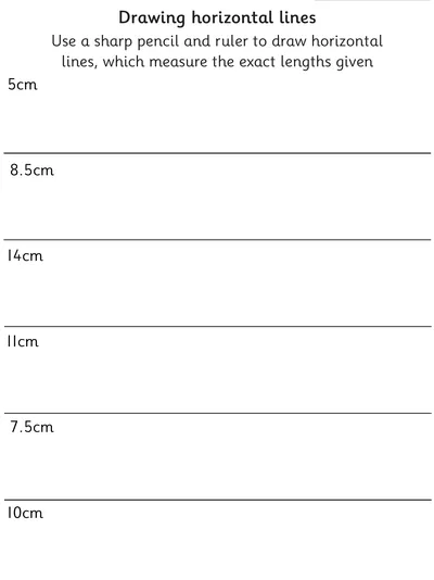 Drawing Horizontal Lines