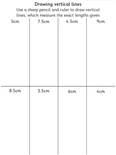 Drawing Vertical Lines