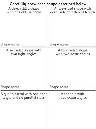 Draw and Name 2D Shapes