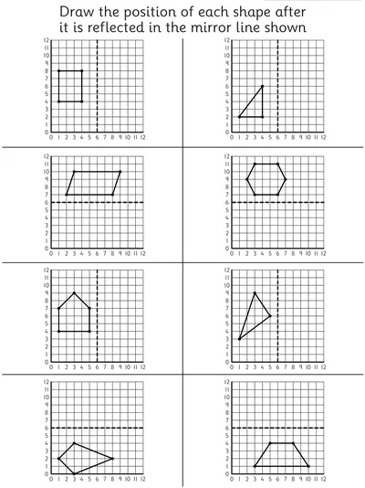 Represent Shapes Following Reflections