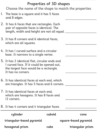 What is the 3D Shape?