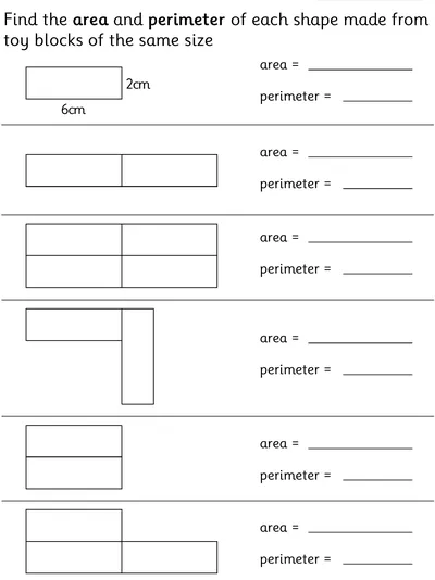Area and Perimeter of Composite Rectilinear Shapes