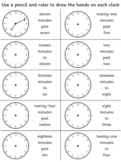 Record Times on Clocks, to the Minute