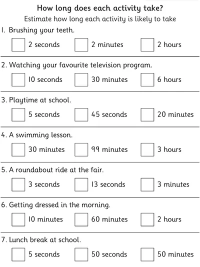 Estimating the Duration of Events