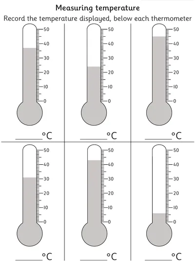 Reading Temperature up to 50°C