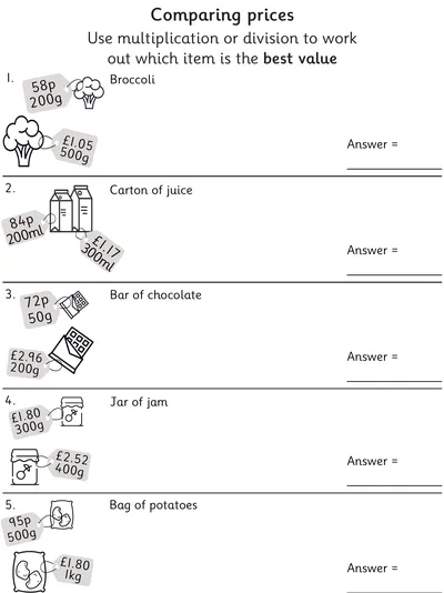 Solve Multiplication and Division Problems with Scaling