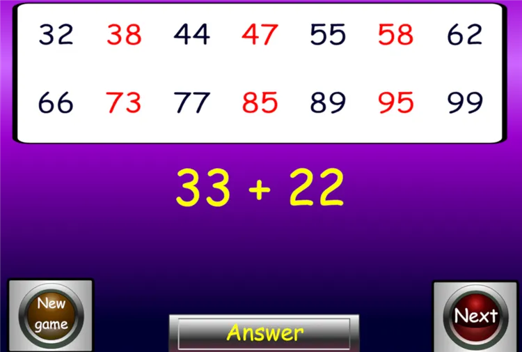 Bingo - Addition