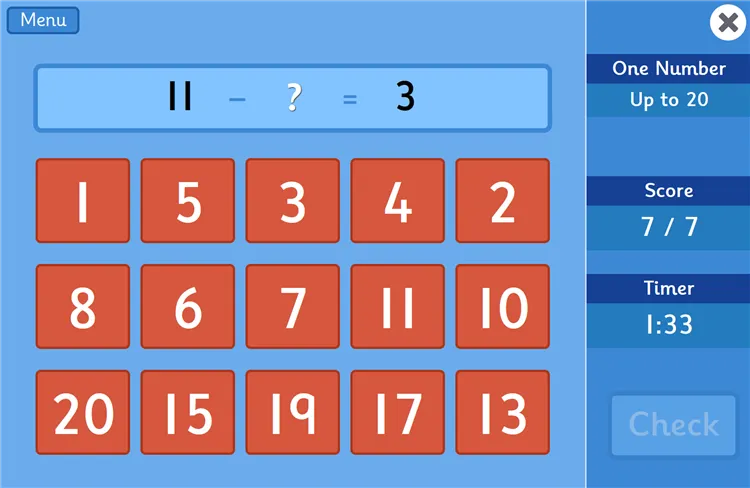 Featured Game: Subtraction Grids