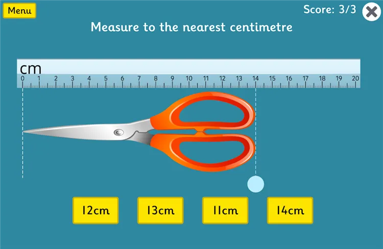 Measuring in Cm