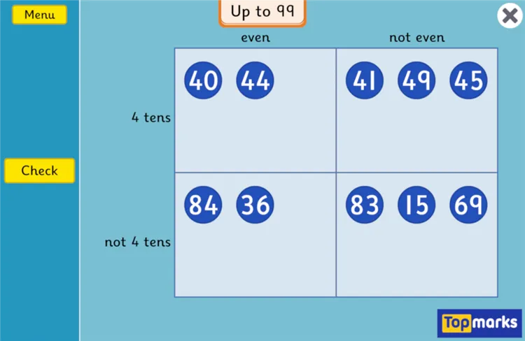 Carroll Diagrams - Odd and Even
