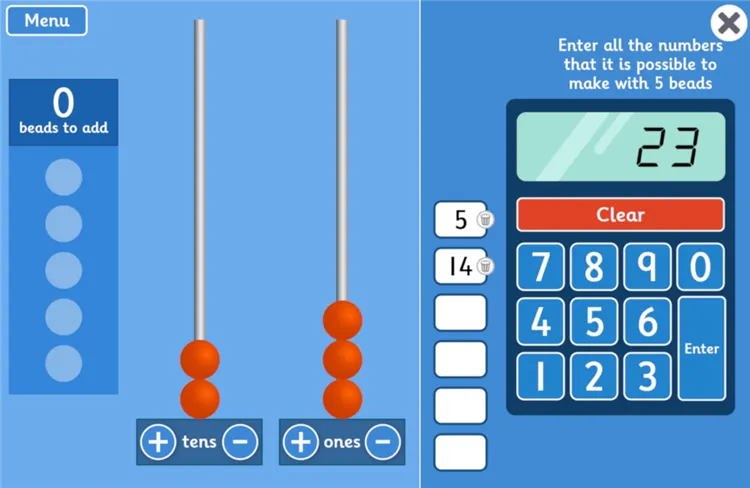 Bead Numbers - Place Value