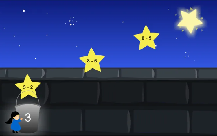 Catch the Stars - Subtraction