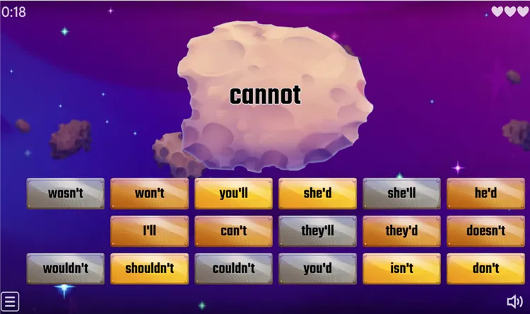 Apostrophe for Contractions