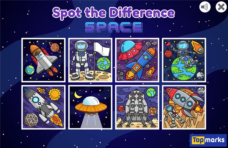 Featured Game: Space Spot the Difference