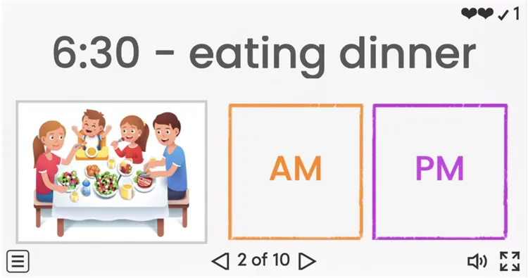 Telling Time - AM or PM