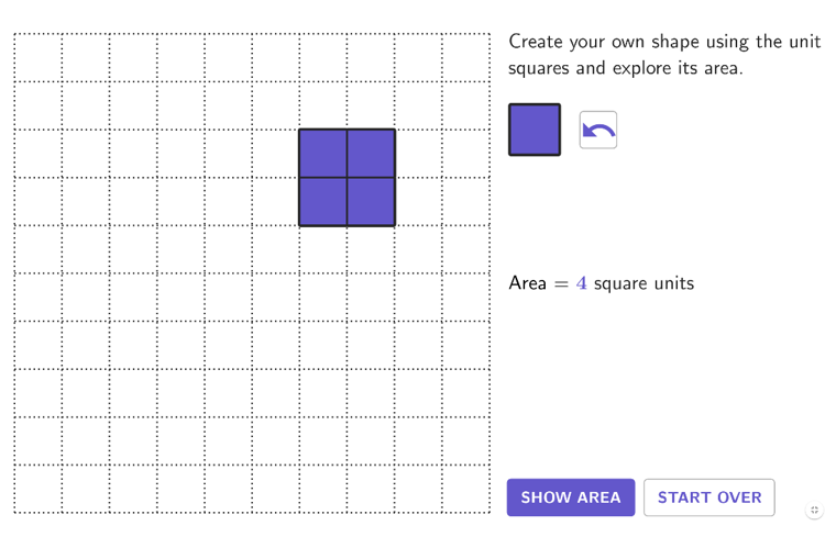 Area Fun using a Grid